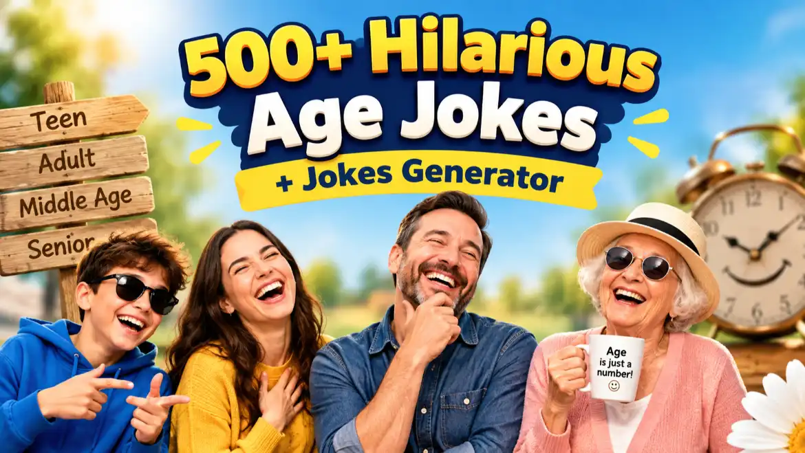 Age jokes with jokes generator