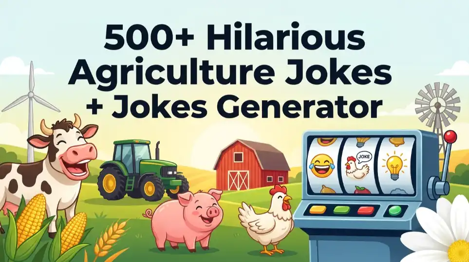 Agriculture jokes with jokes generator