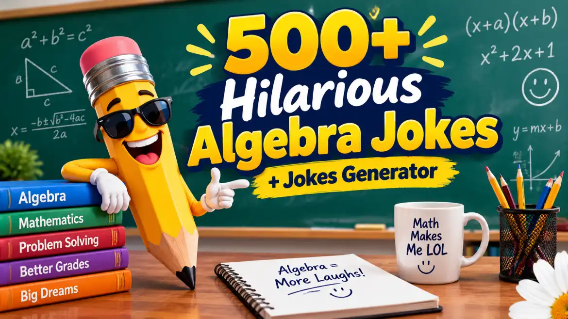 Algebra jokes with jokes generator