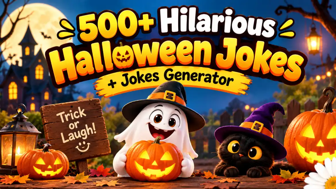 Halloween jokes with jokes generator