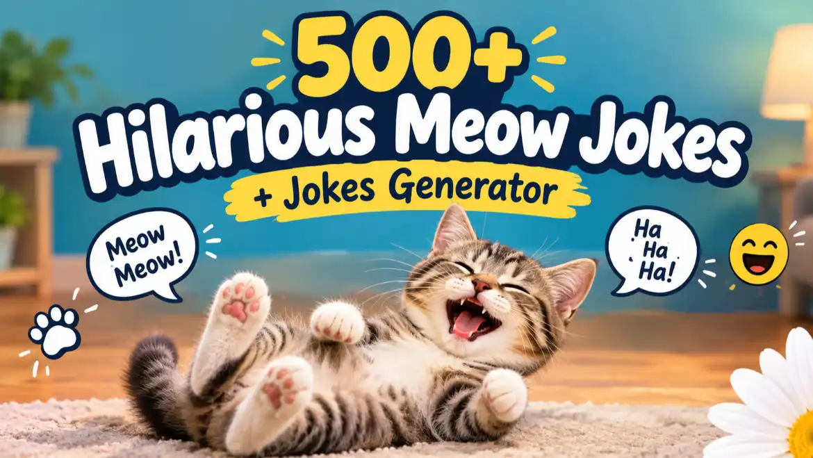 meow jokes with jokes generator