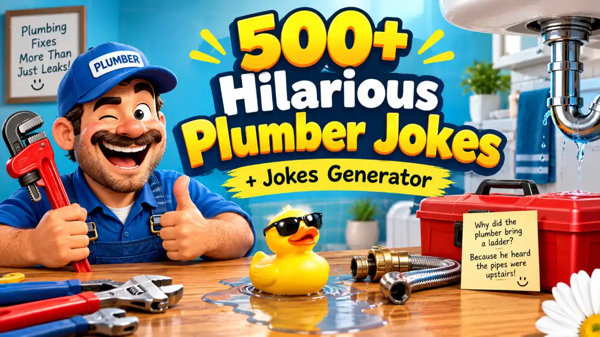 plumber jokes with jokes generator