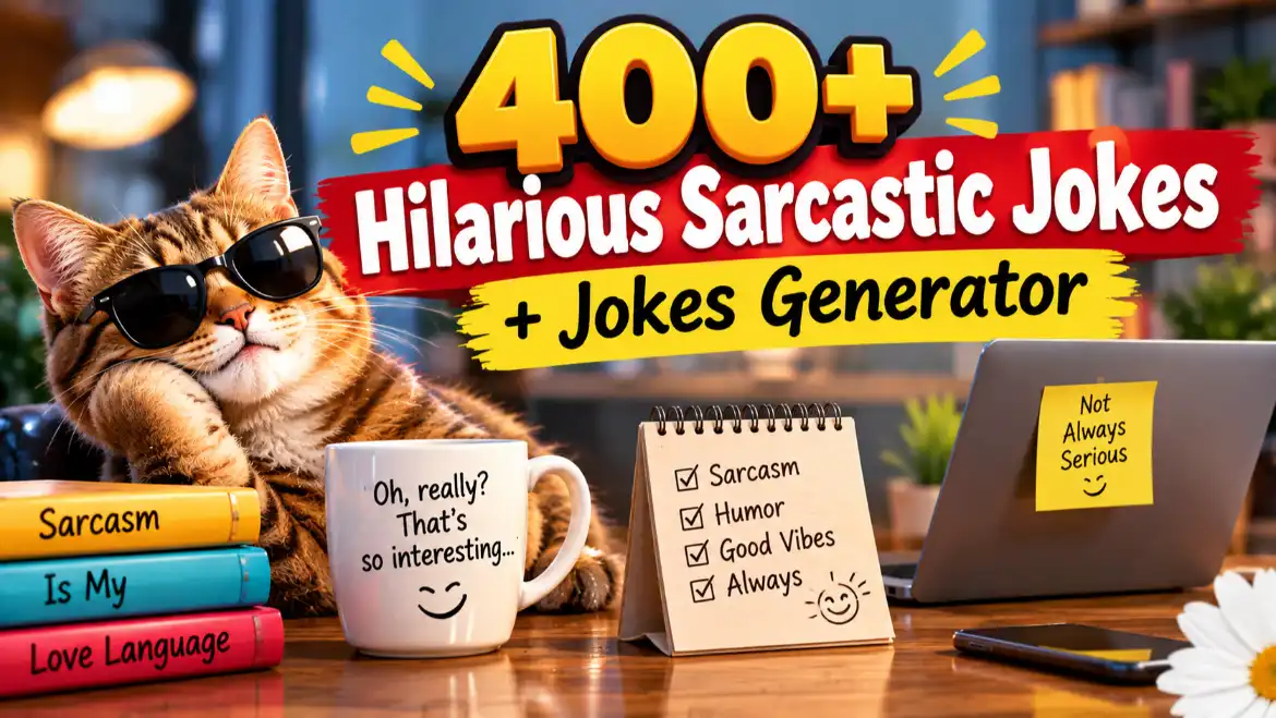 sarcastic jokes with jokes generator