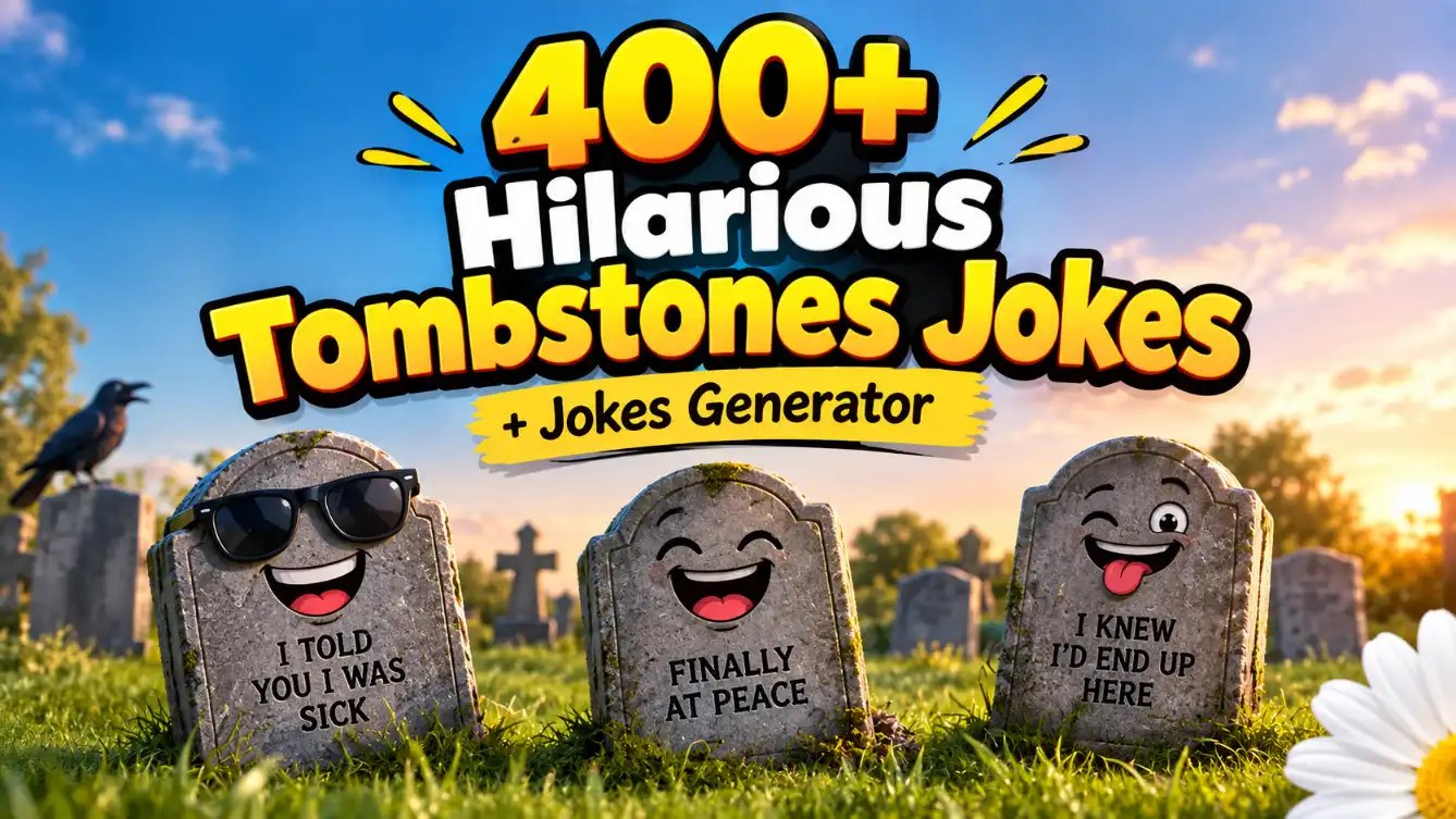 tombstones jokes with jokes generator