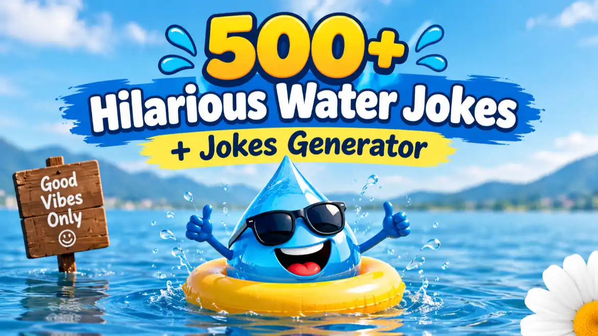 water jokes with jokes generator