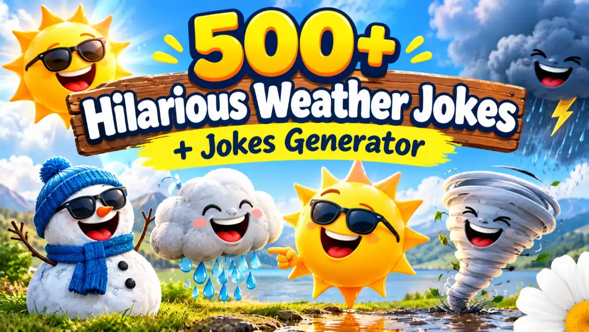 weather jokes with jokes generator