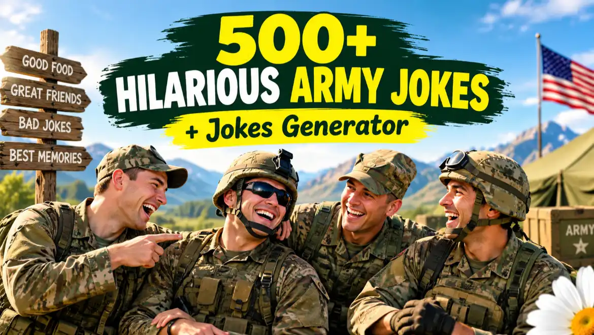 army jokes with jokes generator