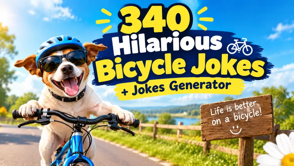bicycle jokes with jokes generator