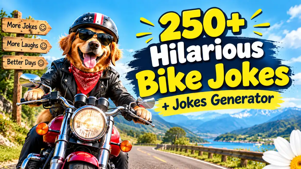 bike jokes with jokes generator