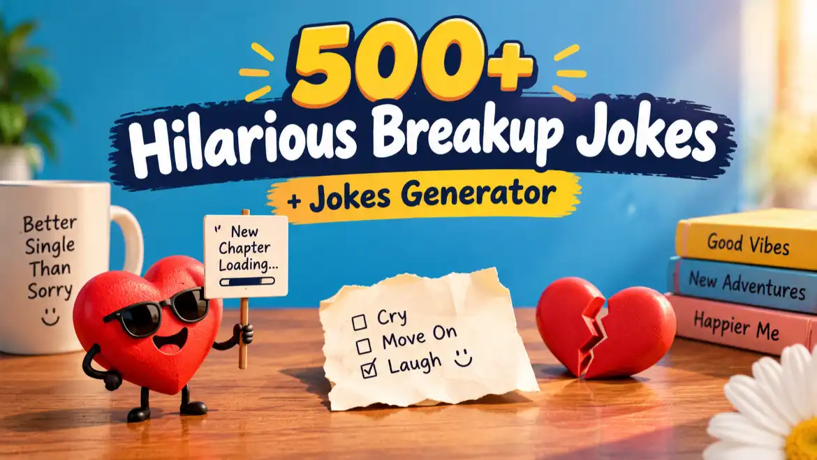 breakup jokes with jokes generator