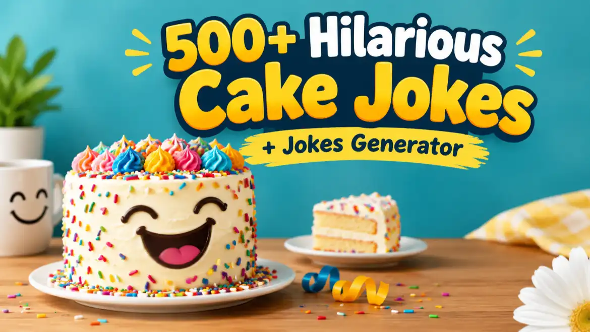 cake jokes with jokes generator